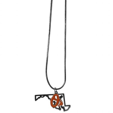 SISKIYOUSPORTS Siskiyou Sports BSN085 MLB Baltimore Orioles State Charm Necklace BSN085